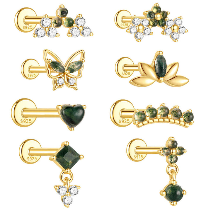 Annika – Zlaté náušnice s jasnou, moderní formou.