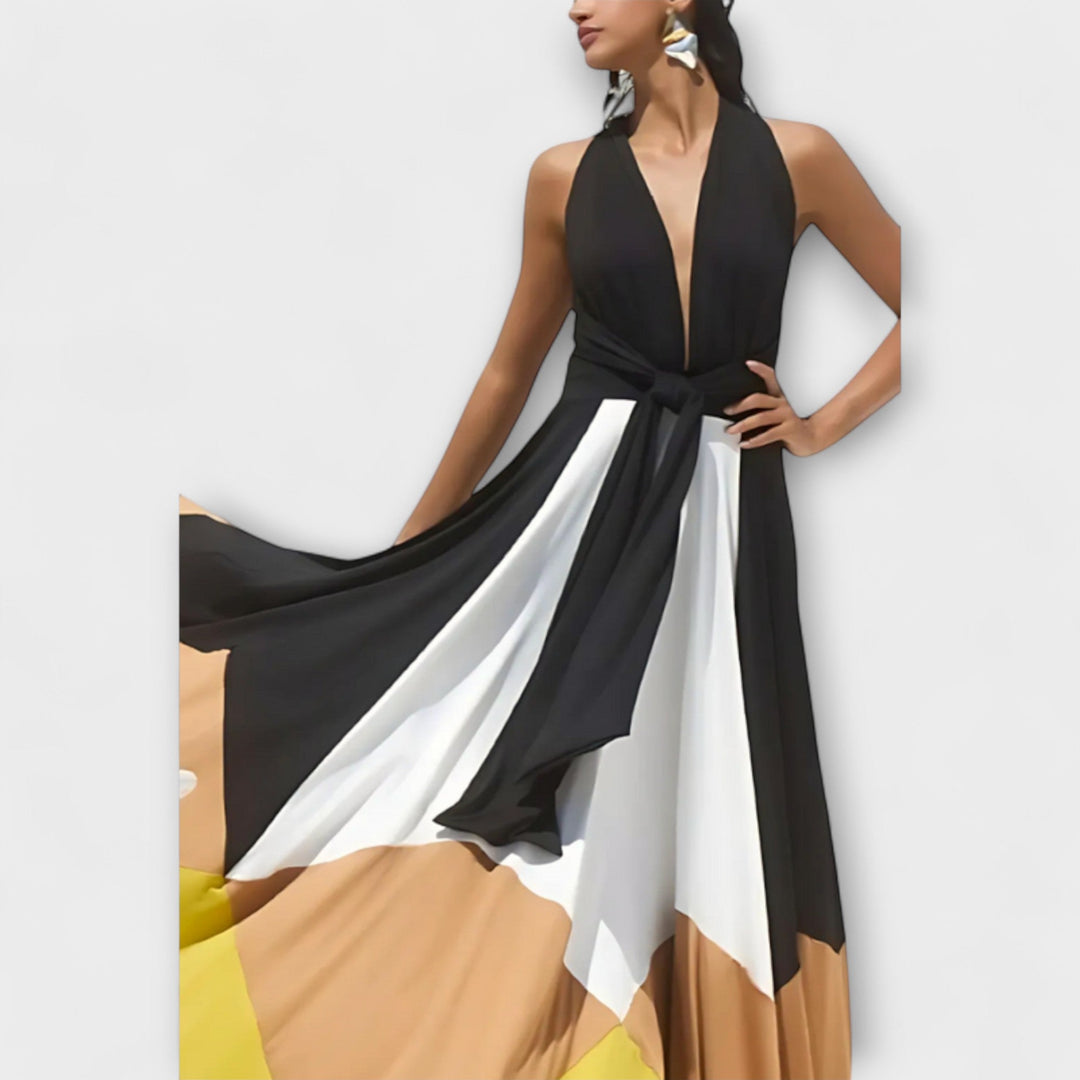 Nava - Dlouhé šaty s odhaleným zády