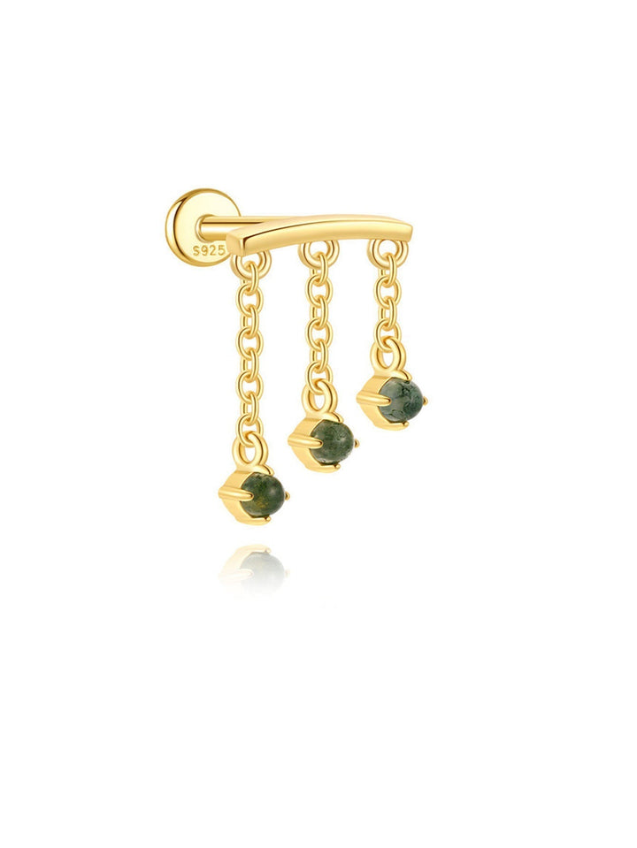 Elina – Zlaté náušnice s jemným leskem