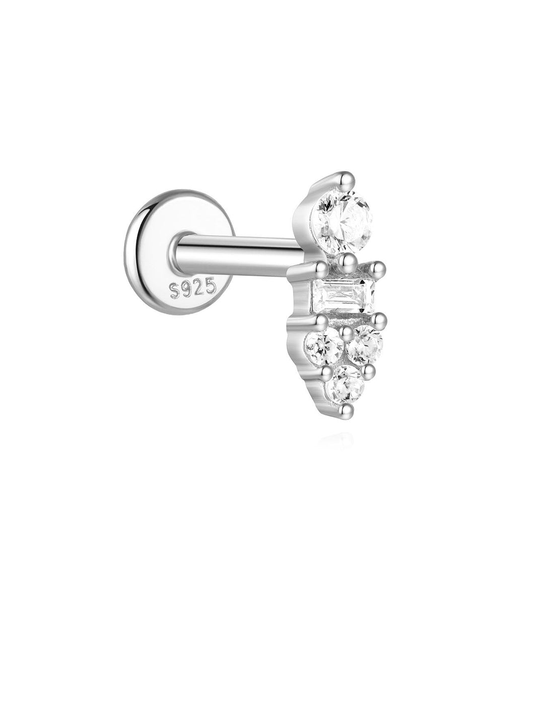 Zlaté náušnice s jemným zakřivením