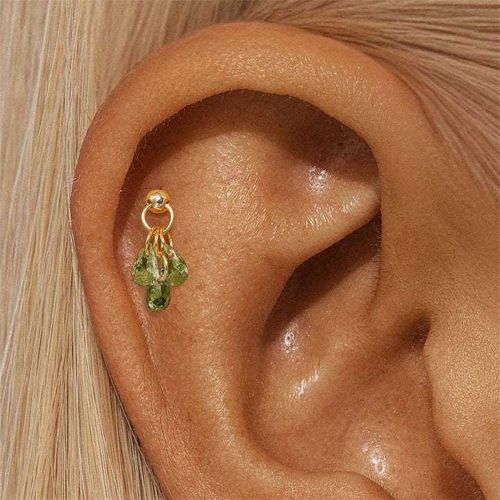 Jasmina – Zlaté náušnice s jednoduchou rafinovaností.