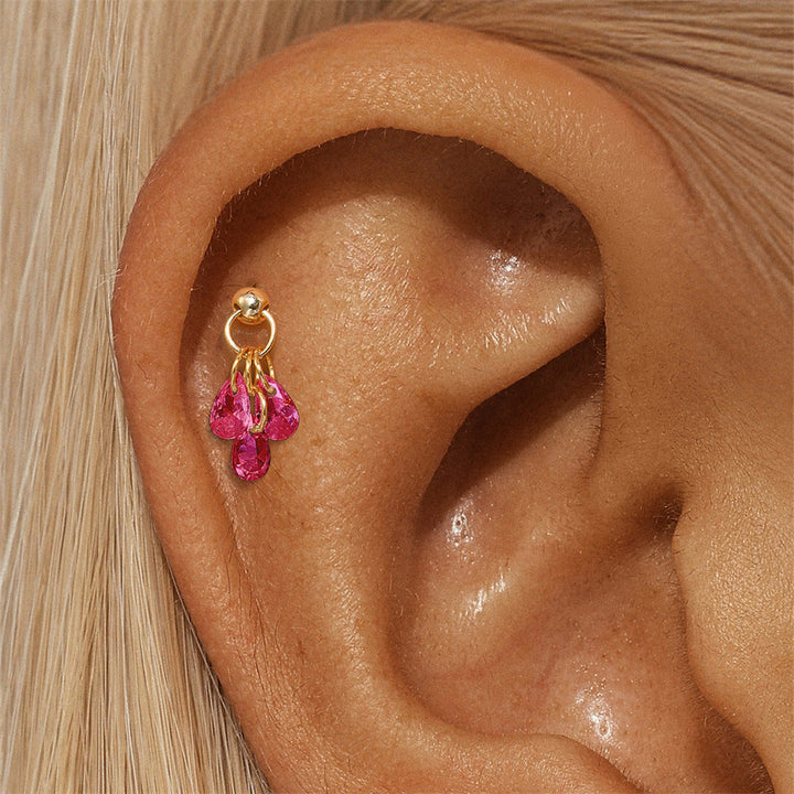 Jasmina – Zlaté náušnice s jednoduchou rafinovaností.