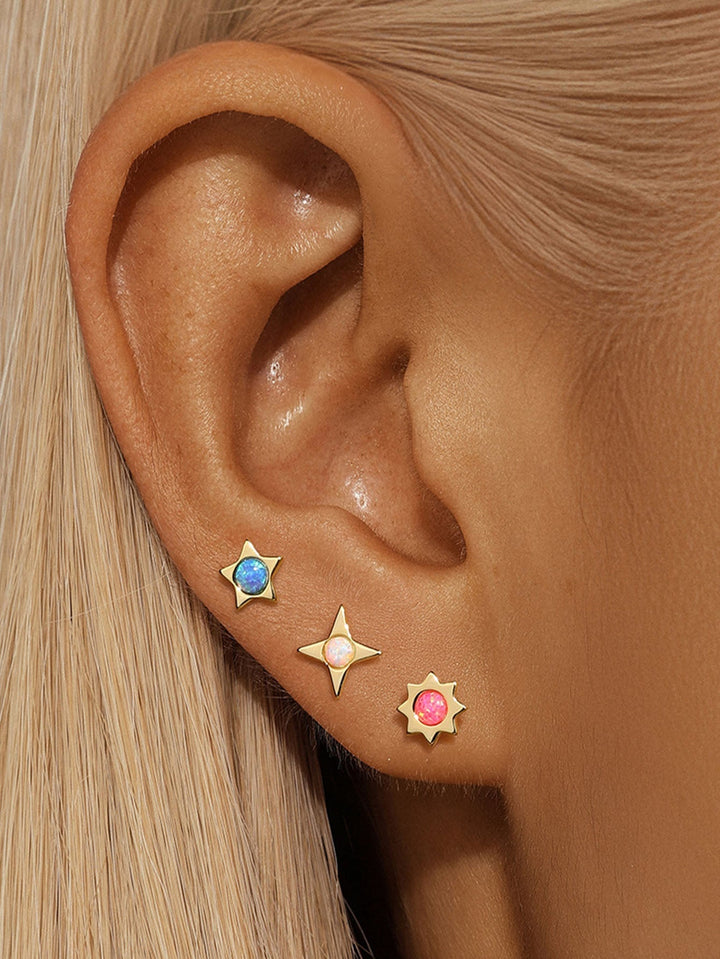 Celine – Zlaté náušnice s filigránem.