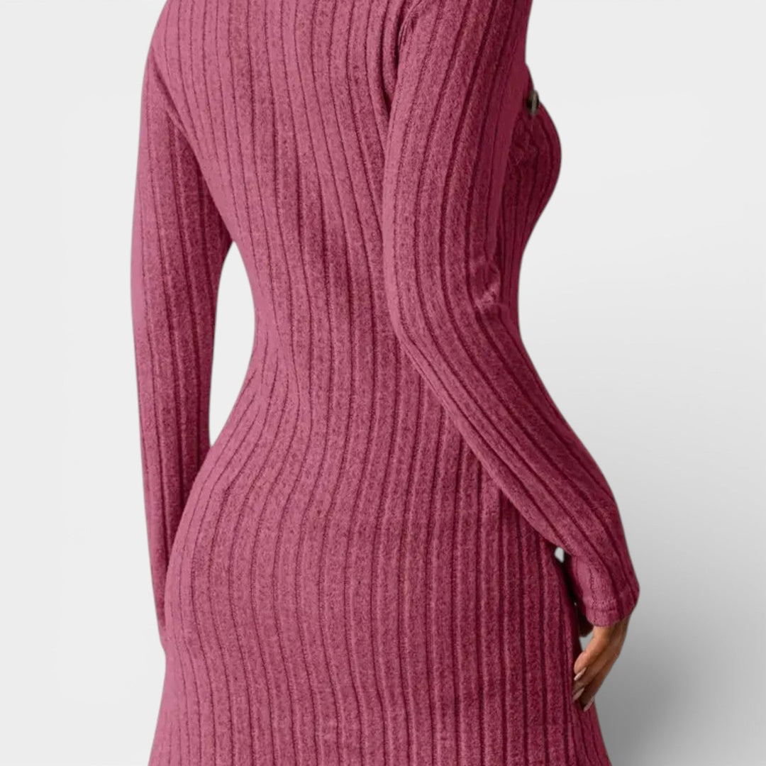 Elwira – Dlouhý pletený svetr