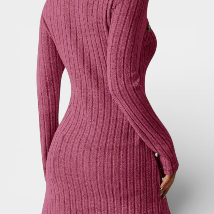 Elwira – Dlouhý pletený svetr