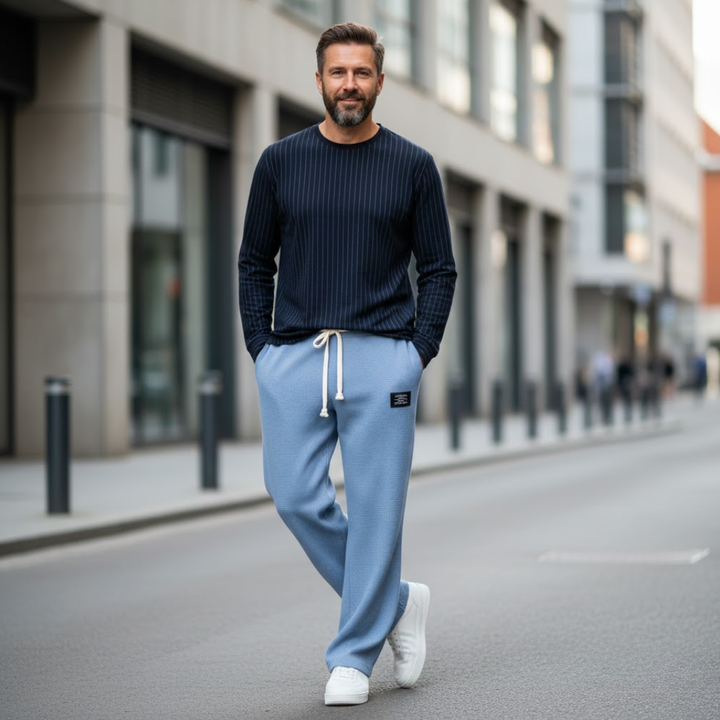 Piotr – Ležérní waffle kalhoty