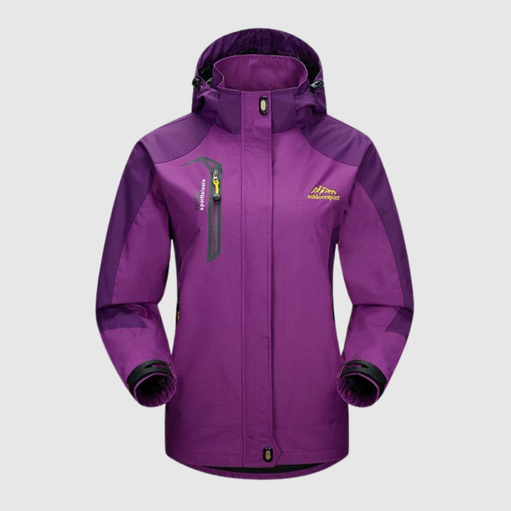 Libuše – Softshellová bunda na turistiku s odnímatelnou kapucí