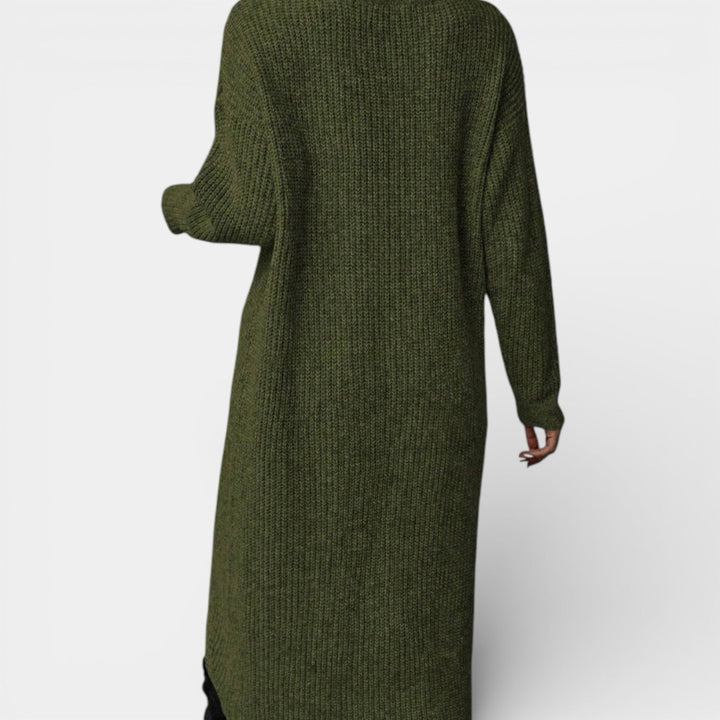 Matylda – Dlouhý svetr s překrývajícím se designem