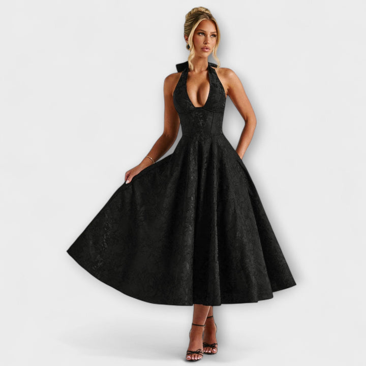 Catalina - Romantické Midi Šaty