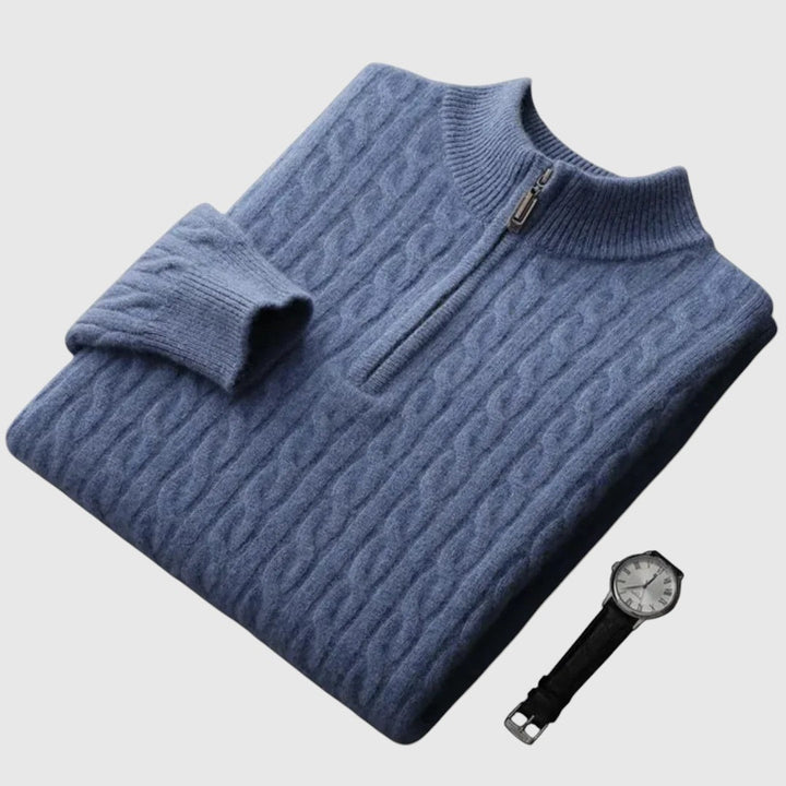 Libuše- Pletená polokošile z kašmíru Deneb