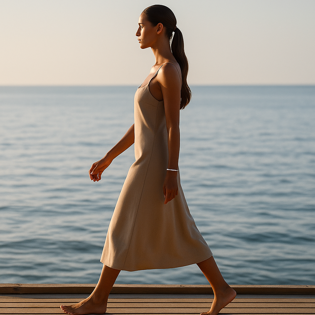 Coraline | Stříbrné linie náramek