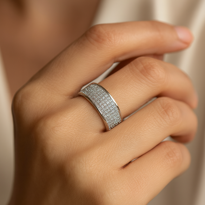 Ambrosia Fenzi - Prsten | Bílé zlato