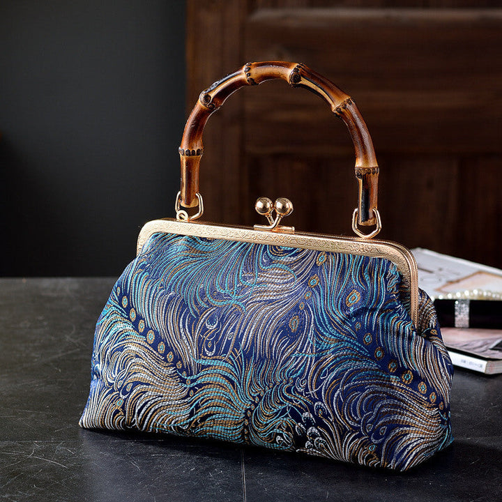 Kabelka se bambusovou rukojetí Zaria