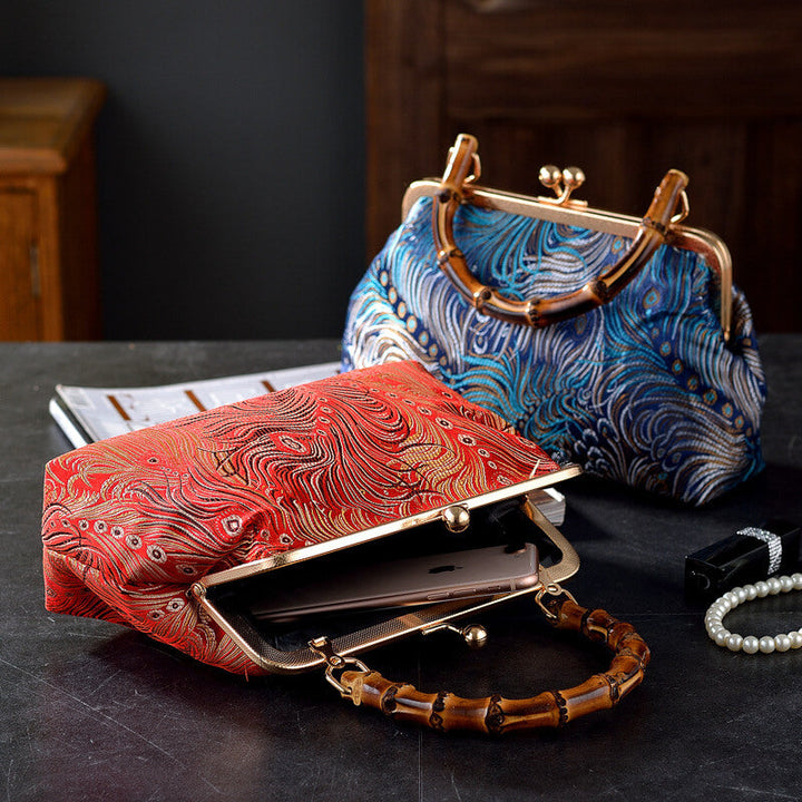 Kabelka se bambusovou rukojetí Zaria