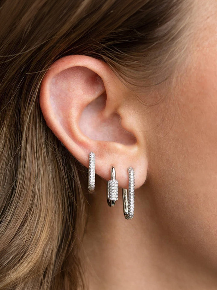 Lara – Zlaté náušnice s jemným zaoblením