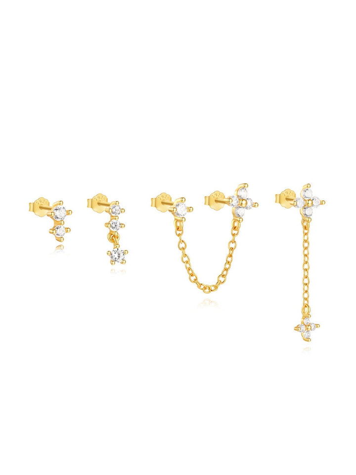 Mira – Jemné zlaté náušnice s hladkým povrchem.