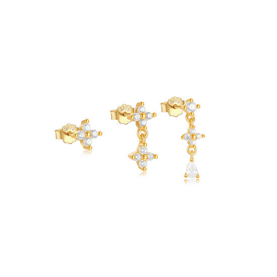 Anika – Zlaté náušnice s jemným pohybem.