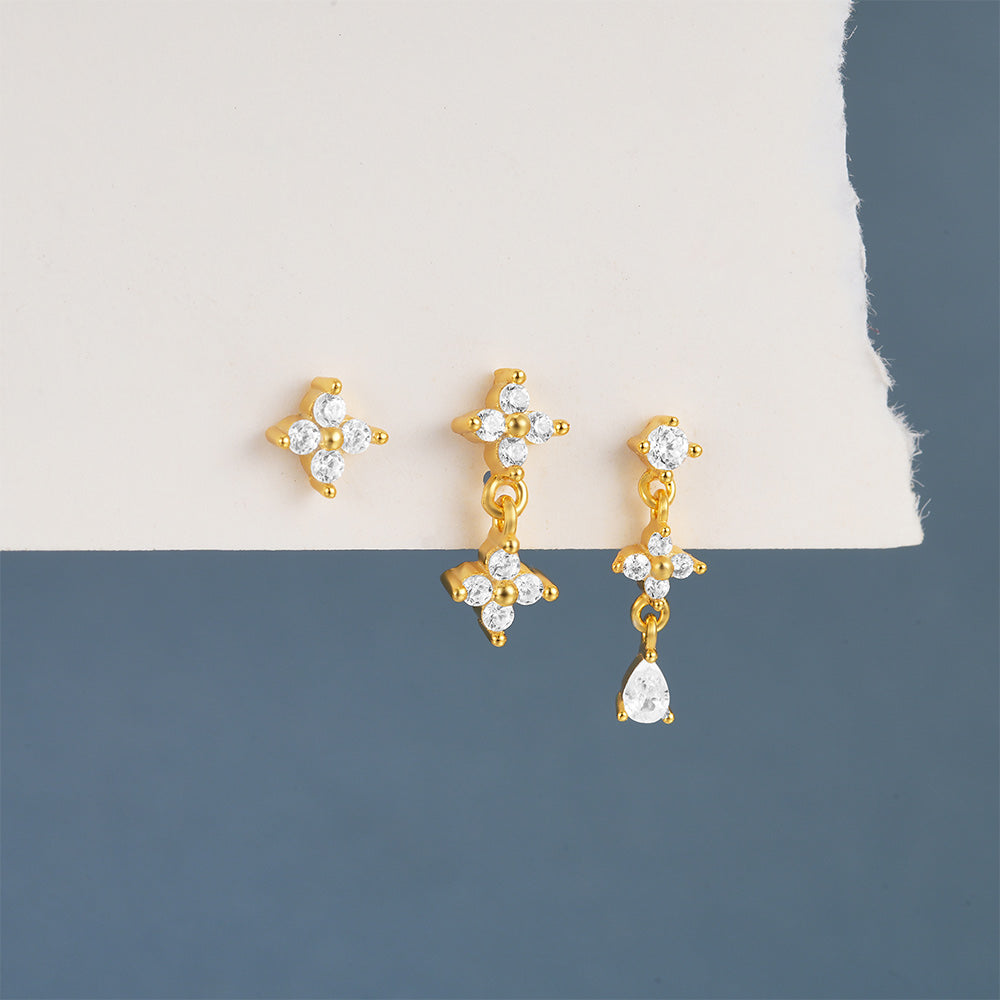 Anika – Zlaté náušnice s jemným pohybem.