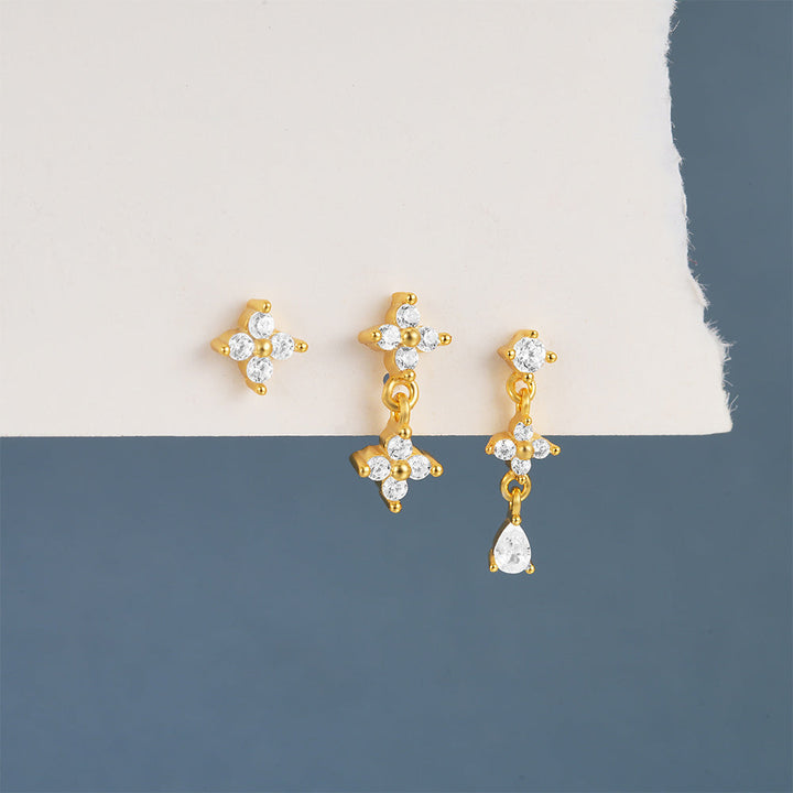 Anika – Zlaté náušnice s jemným pohybem.