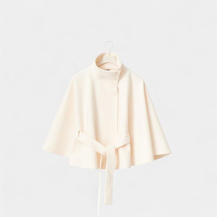 Ivanna – Elegantní dámský kabát s vysokým límcem