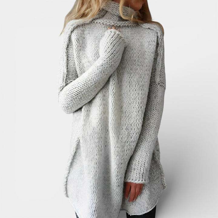 Barbora – Dlouhý pletený svetr