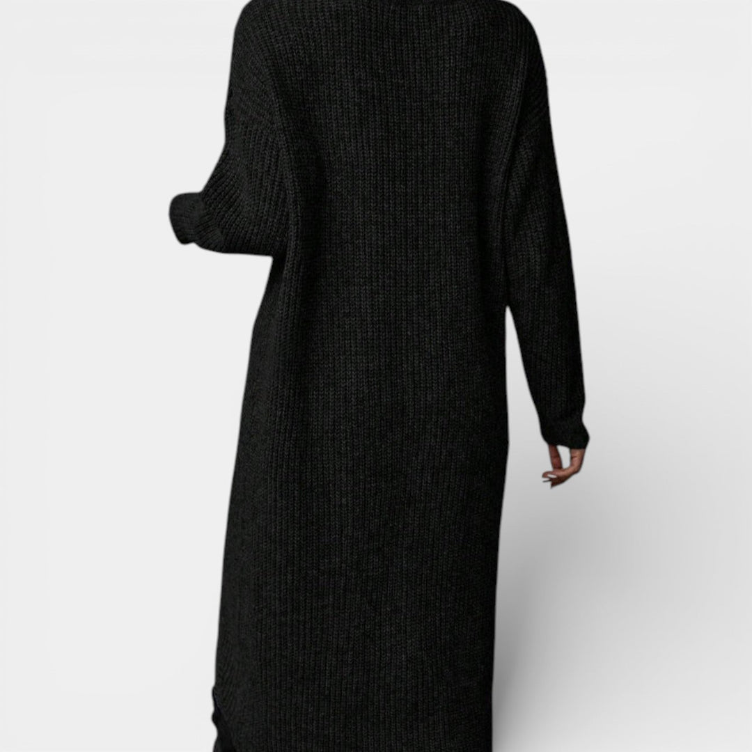 Matylda – Dlouhý svetr s překrývajícím se designem