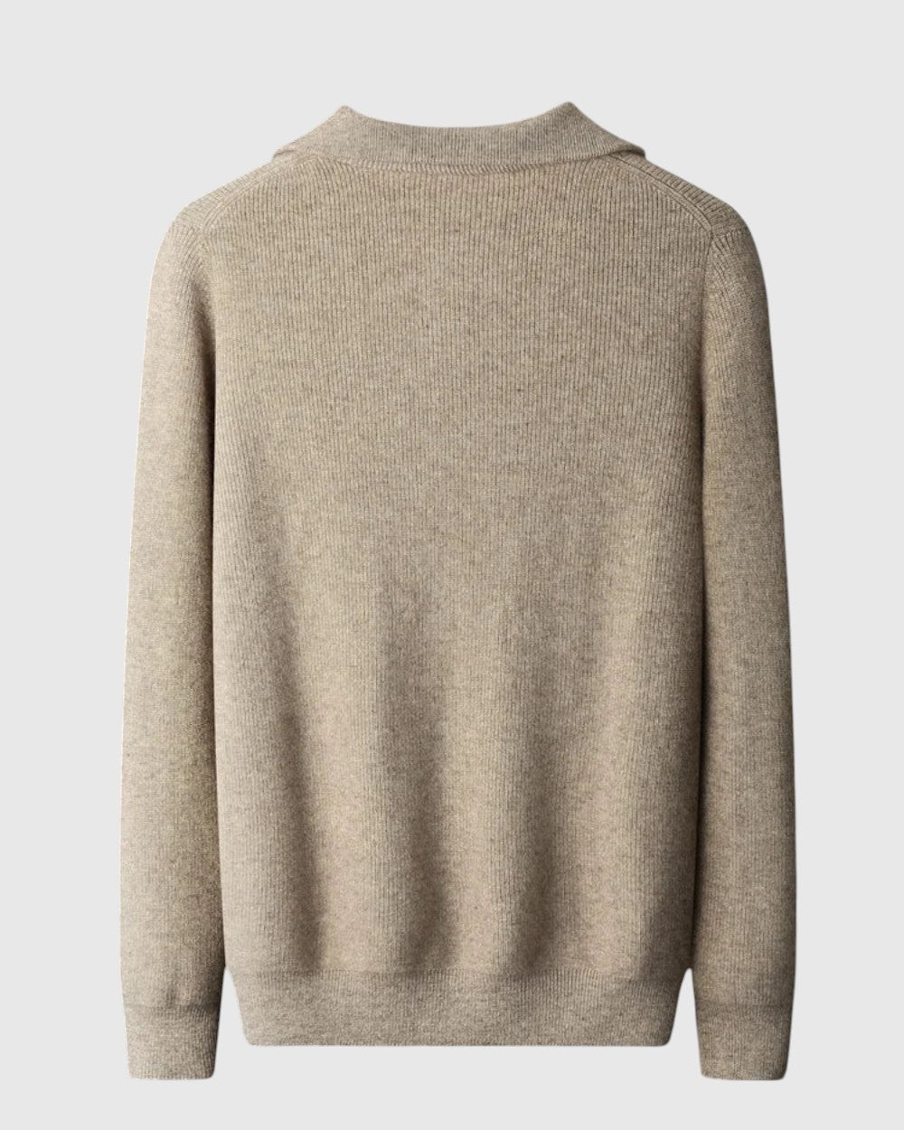 Libuše- Camisola Portofino z kašmíru s polovičním zipem