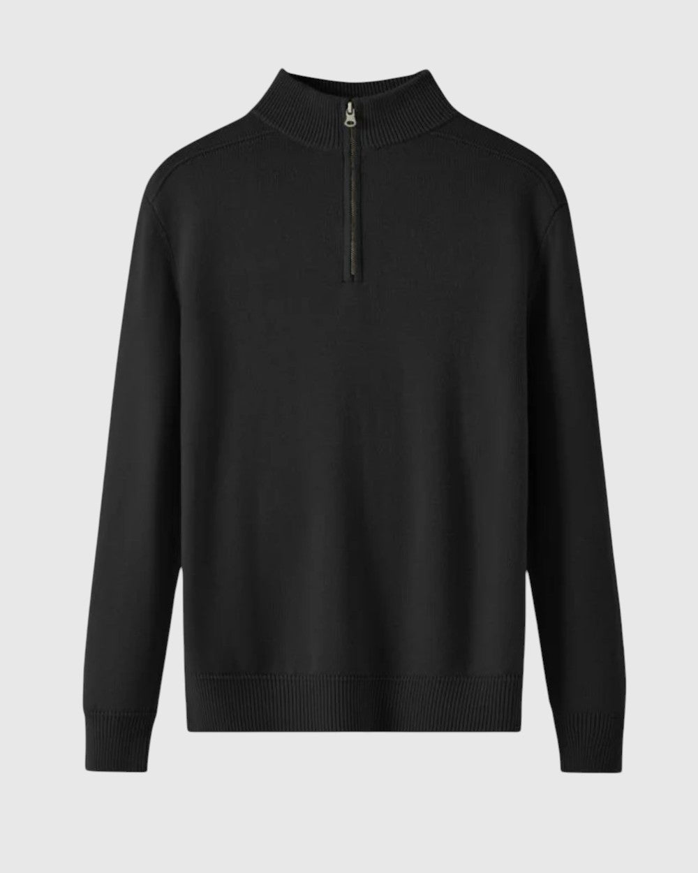 Libuše- Svetr s zipem z merino vlny Capri