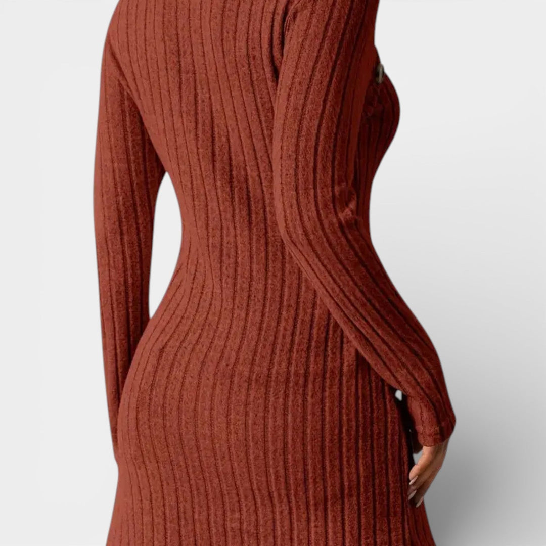 Elwira – Dlouhý pletený svetr