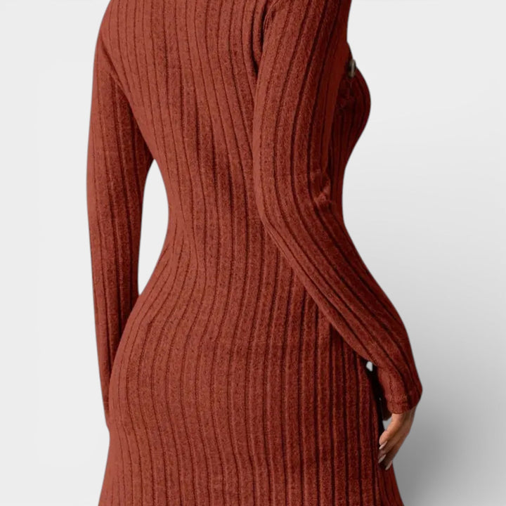 Elwira – Dlouhý pletený svetr