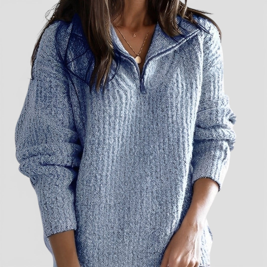 Irena – Komfortní volný dámský svetr