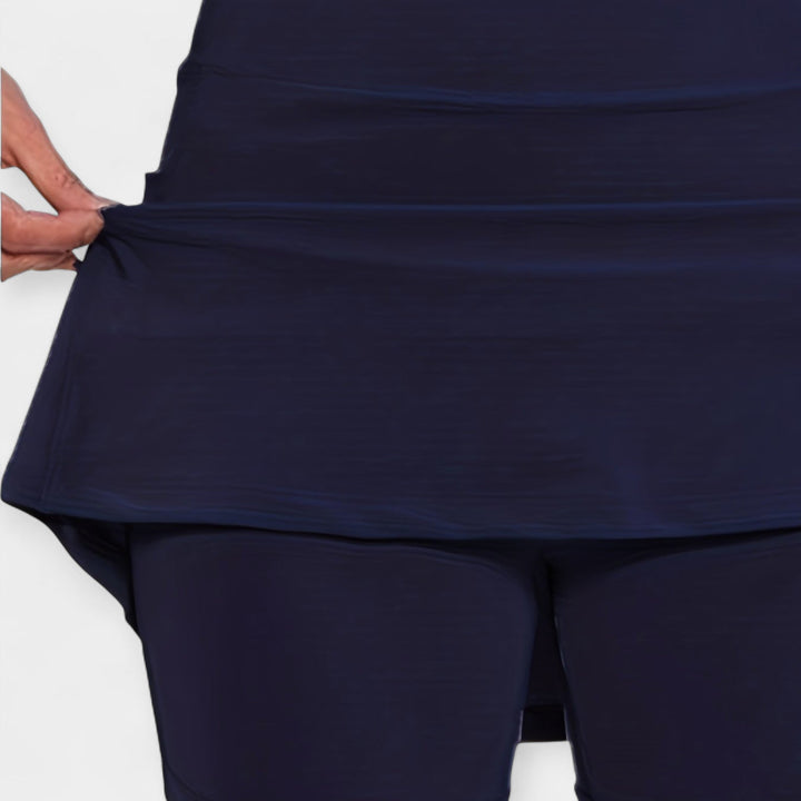 Vysoký pas kraťasy s sukní