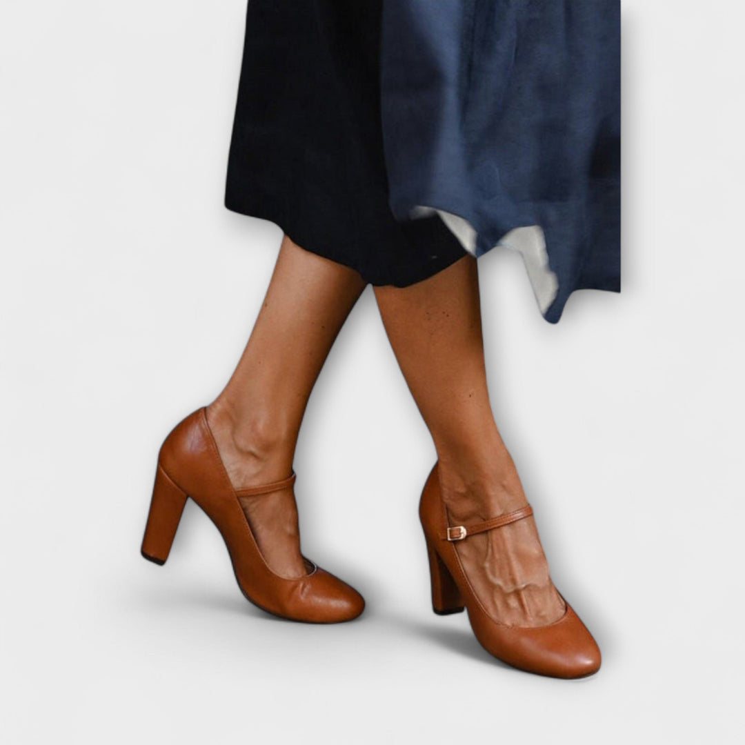 Magdaléna Elegantní Mary Jane Tenisky Luxusněpolstrované