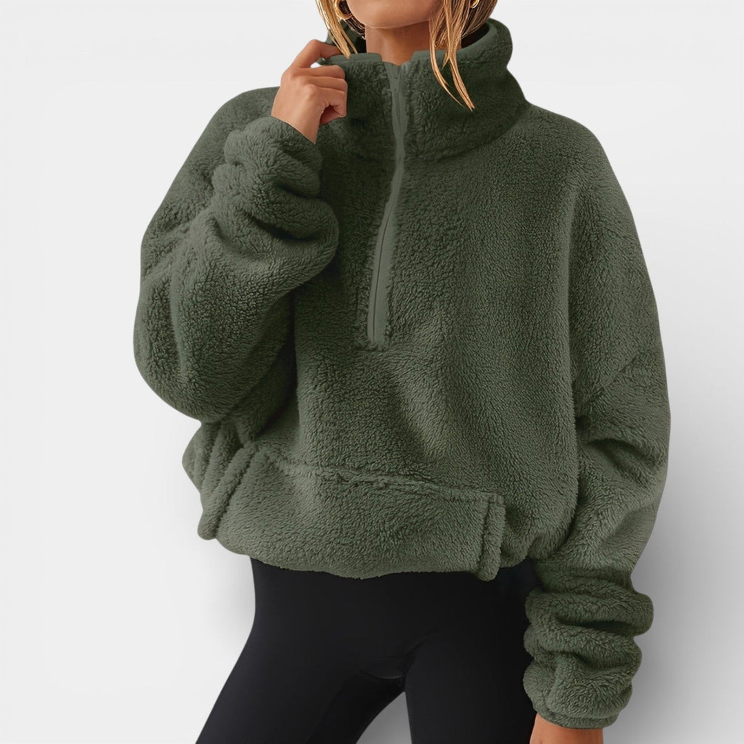 Milena – Polární mikina s polozipem