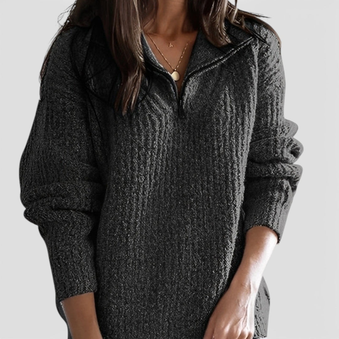 Irena – Komfortní volný dámský svetr