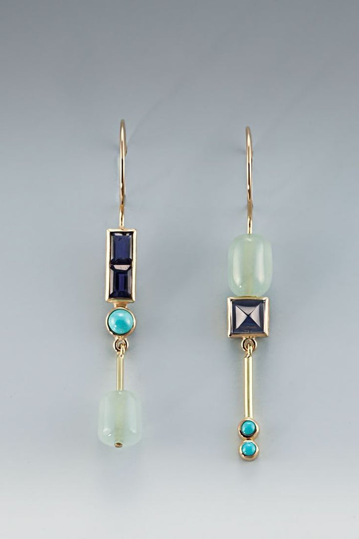 Cordula | Elegantní tenké kapkovité náušnice