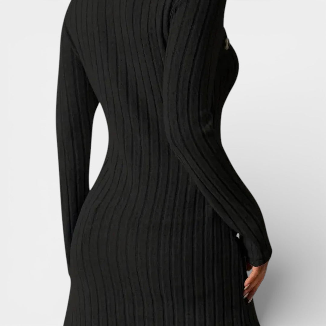 Elwira – Dlouhý pletený svetr