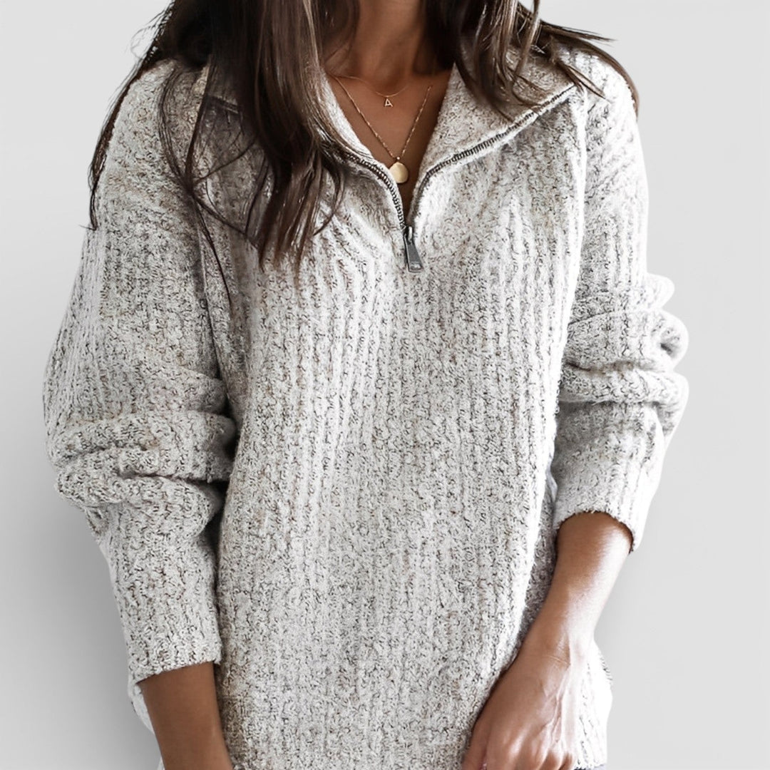 Irena – Komfortní volný dámský svetr