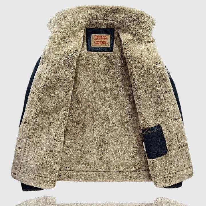 Bohumil - Džínová bunda s vnitřní podšívkou