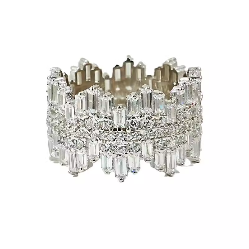 Selina – Diamantový prsten se čtvercovým kamenem.