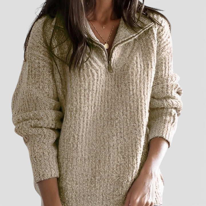 Irena – Komfortní volný dámský svetr