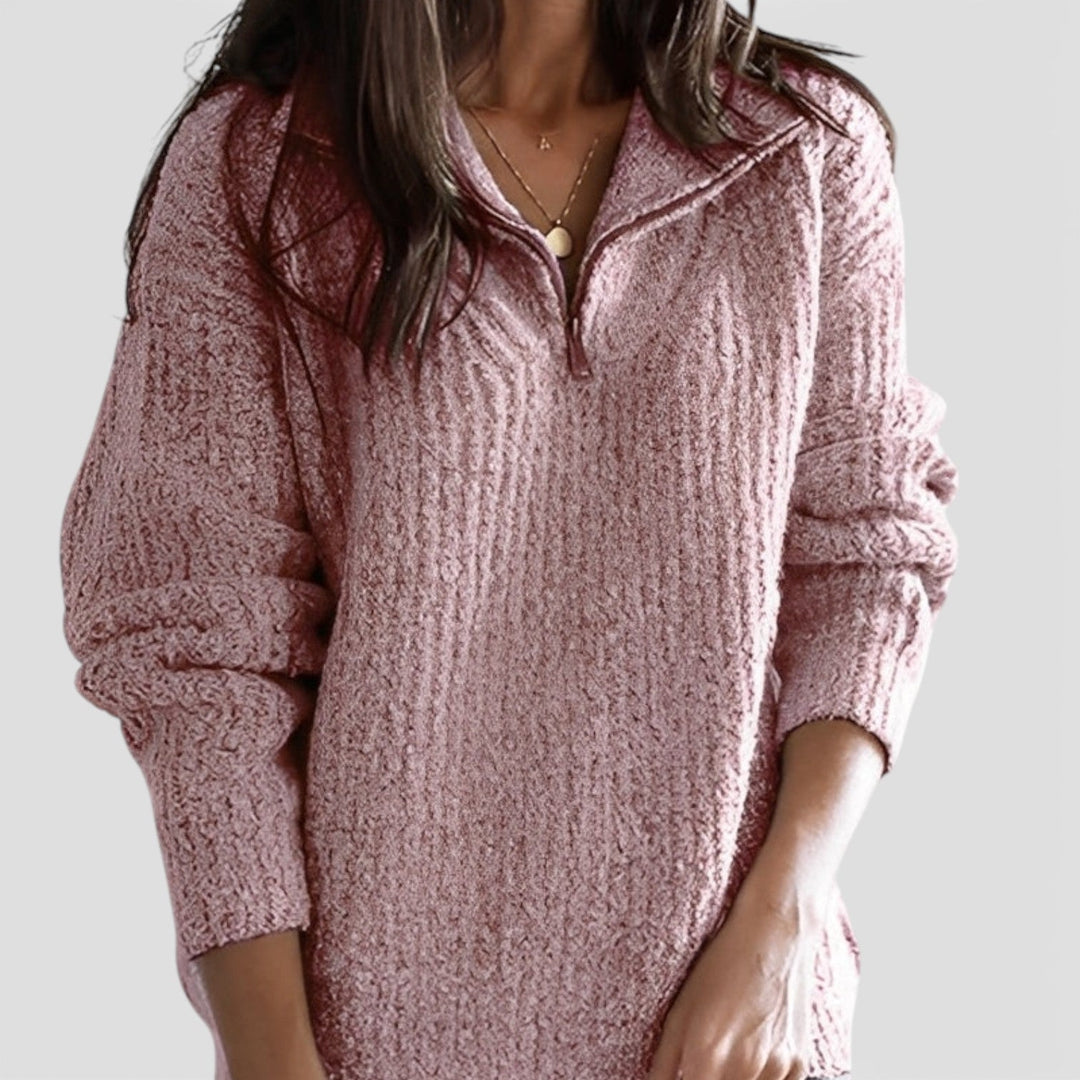 Irena – Komfortní volný dámský svetr
