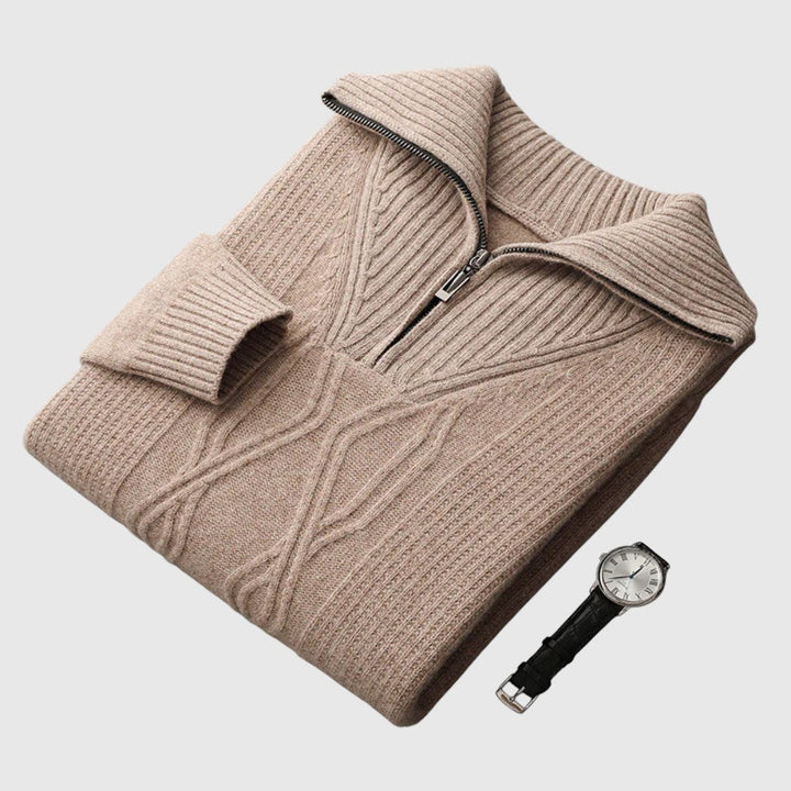 Libuše- Camisola s zipem Taranto Merino Wool