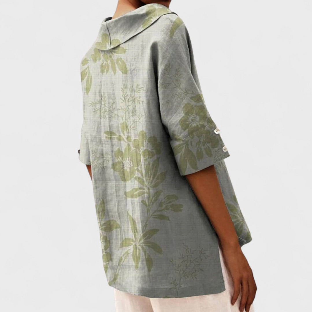 Lenka - Elegantní top s výstřihem do V