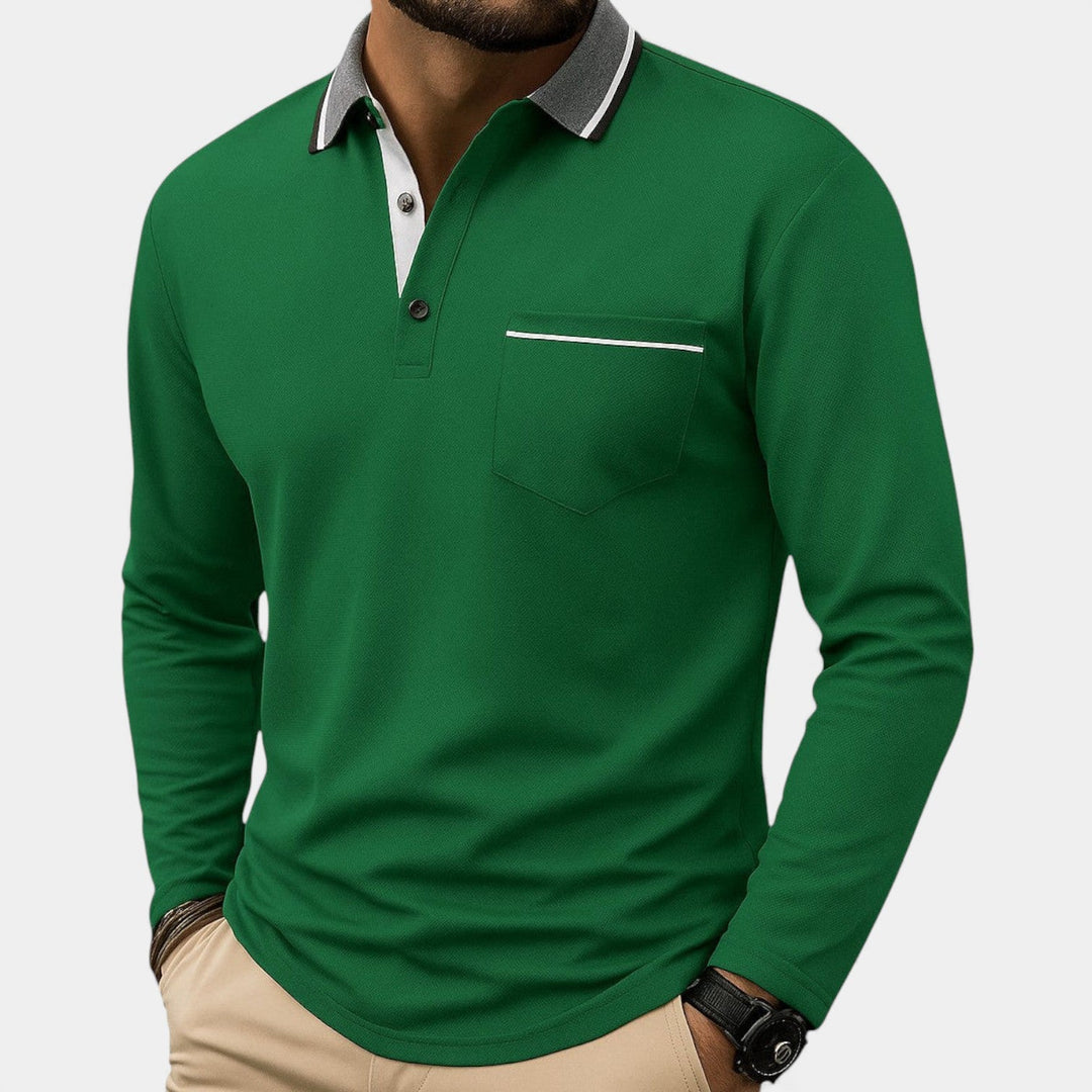 Adam – Klasické dlouhé polo tričko