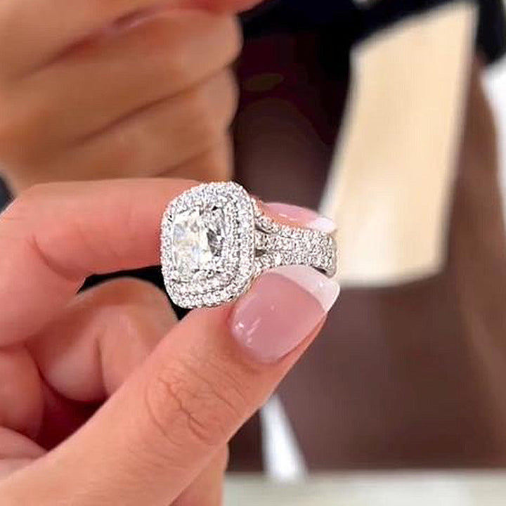 Frieda – Solitérní prsten s kulatým kamenem.