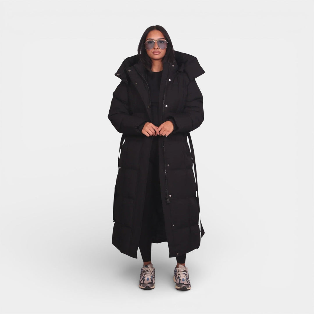 Carmen – Dlouhý zimní kabát s páskem