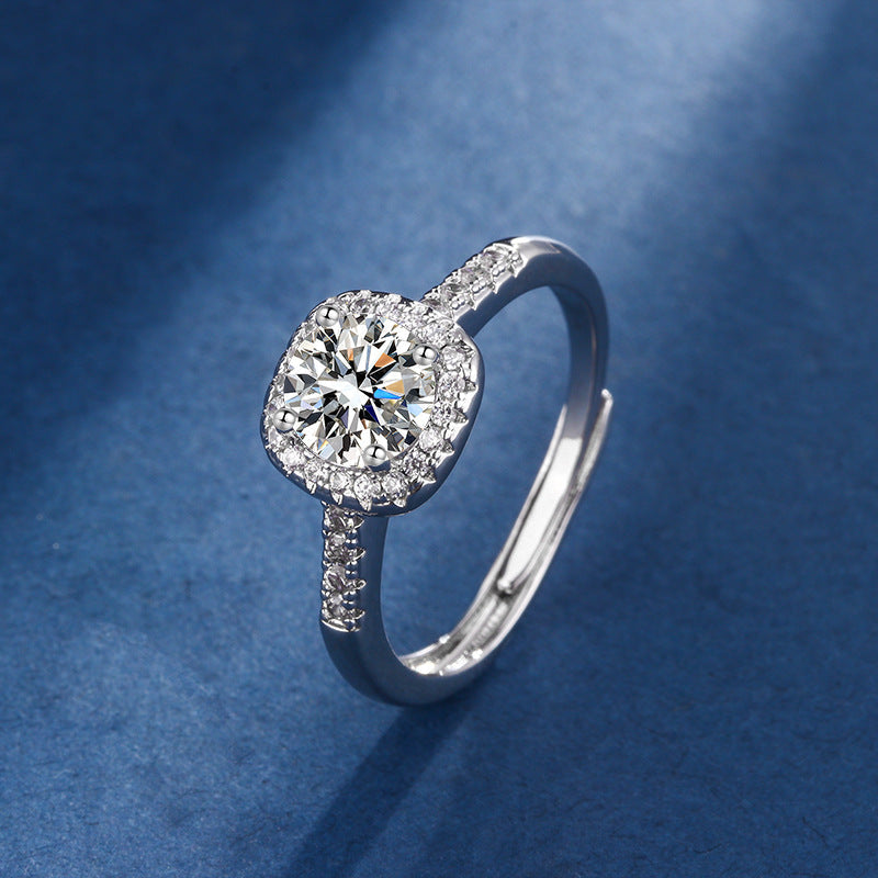 Exkluzivní souprava šperků Aria Square z bílého zlata