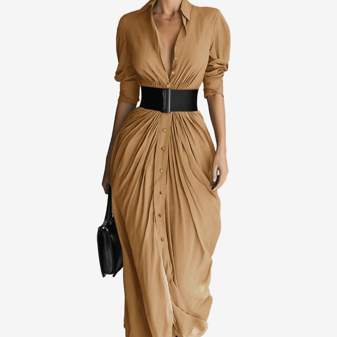 Kalisha™ Dlouhá Rukávová Šaty