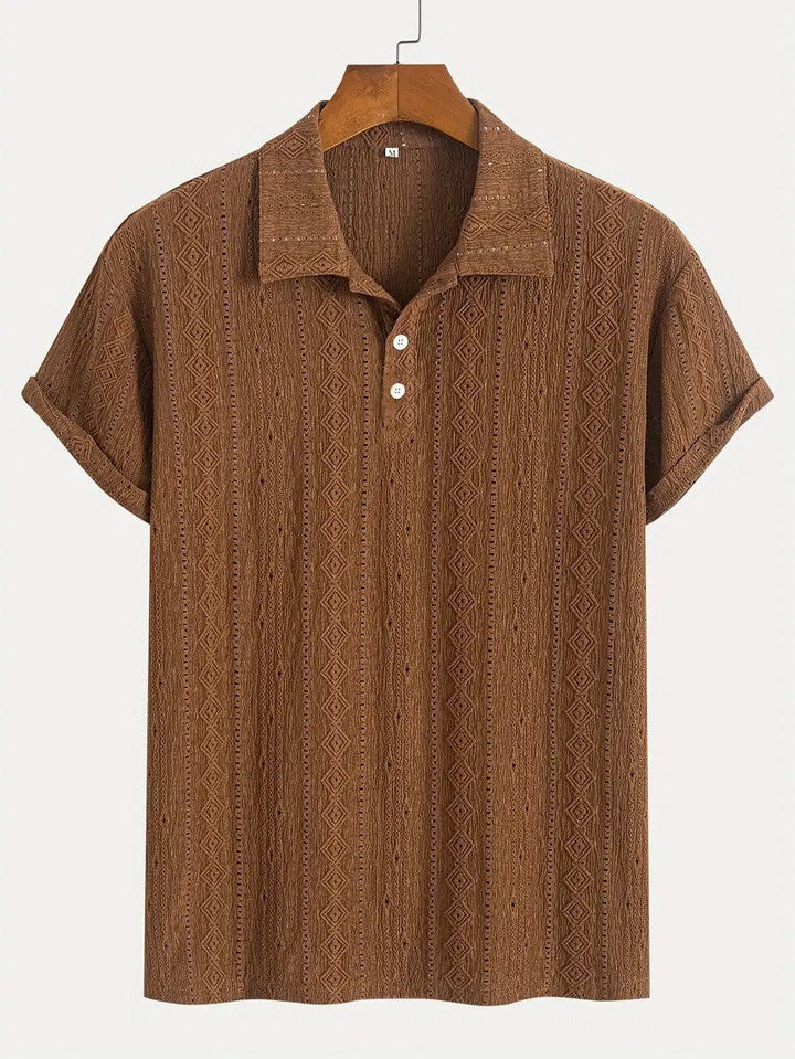 Libuše – Jemné pletené polo s texturovaným designem